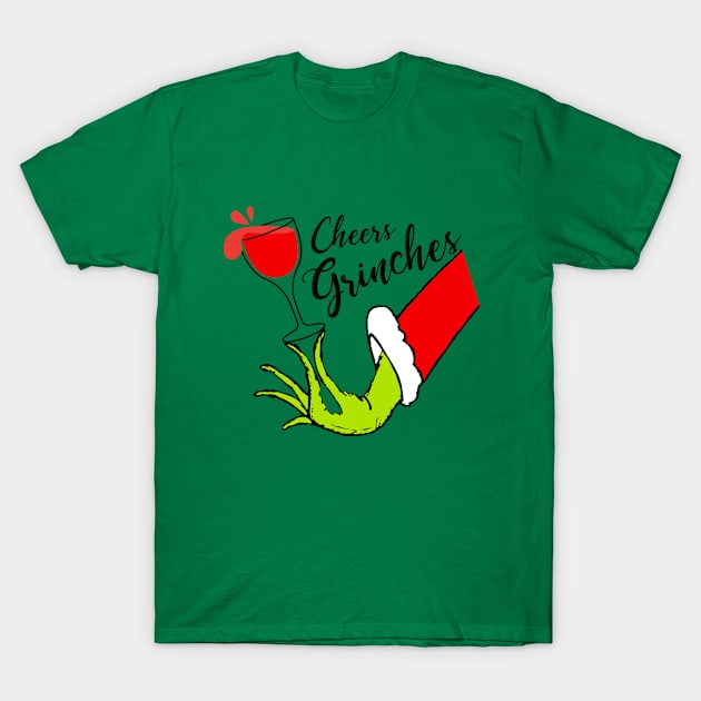 Cheers Grinches T-Shirt by Jambo Designs